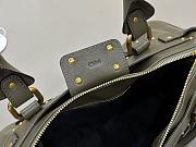 Kitlife Chloe Paddington Bag In Green Leather 36x18x15cm   - 3