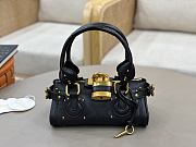 Kitlife Chloe Paddington Small Bag In Black Leather 26x12x12cm - 1