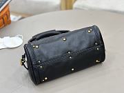 Kitlife Chloe Paddington Small Bag In Black Leather 26x12x12cm - 4
