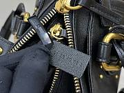 Kitlife Chloe Paddington Small Bag In Black Leather 26x12x12cm - 3