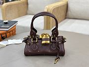 Kitlife Chloe Paddington Small Bag In Dark Brown Leather 26x12x12cm  - 1