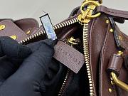 Kitlife Chloe Paddington Small Bag In Dark Brown Leather 26x12x12cm  - 6