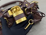 Kitlife Chloe Paddington Small Bag In Dark Brown Leather 26x12x12cm  - 5