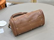 Kitlife Chloe Paddington Small Bag In Brown Leather 26x12x12cm  - 4