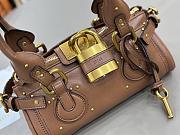 Kitlife Chloe Paddington Small Bag In Brown Leather 26x12x12cm  - 2