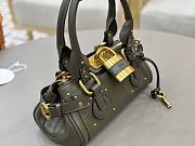 Kitlife Chloe Paddington Small Bag In Green Leather 26x12x12cm - 4