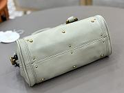 Kitlife Chloe Paddington Small Bag In White Leather 26x12x12cm  - 3