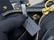 Kitlife Chloe Paddington Small Bag In Dark Blue Leather 26x12x12cm  - 4