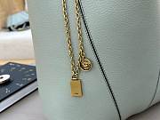 Kitlife Chloe Spin Tote Medium Bag Green Leather 27x30x14cm  - 4