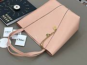 Kitlife Chloe Spin Tote Medium Bag Pink Leather 27x30x14cm   - 4