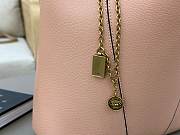 Kitlife Chloe Spin Tote Medium Bag Pink Leather 27x30x14cm   - 2