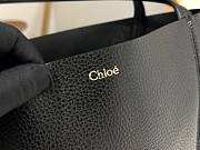 Kitlife Chloe Spin Tote Medium Bag Black Leather 27x30x14cm  - 3