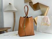 Kitlife Chloe Spin Tote Medium Bag Brown Leather 27x30x14cm  - 5