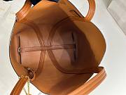 Kitlife Chloe Spin Tote Medium Bag Brown Leather 27x30x14cm  - 4