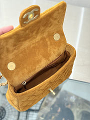 Kitlife Chanel Mini Flap Bag Dark Beige Suede AS5989 20x6x14cm - 4