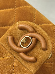 Kitlife Chanel Mini Flap Bag Dark Beige Suede AS5989 20x6x14cm - 6