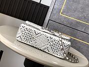 Kitlife Chanel Diamond-encrusted CF Bag White 20cm - 6
