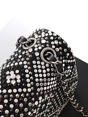 Kitlife Chanel Diamond-encrusted CF Bag Black 20cm - 2