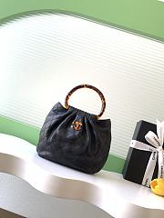 Kitlife Chanel Small Hobo Bag Black Leather AS6022 18x24x12cm - 1