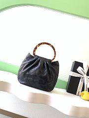Kitlife Chanel Small Hobo Bag Black Leather AS6022 18x24x12cm - 5