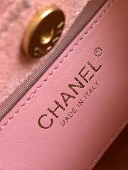 Kitlife Chanel Small Hobo Bag Pink Suede AS6022 18x24x12cm  - 5
