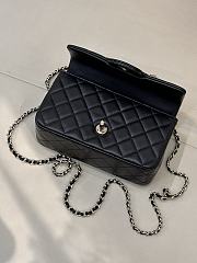 Kitlife Chanel Classic CF Mini Metal Handle Bag Black 20x12x6cm  - 3