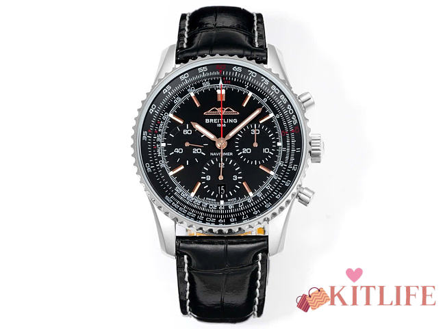 Kitlife Breitling Navitimer B01 Chronograph 43 Stainless Steel Watch - 1