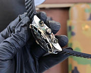 Kitlife Breitling Super Chronomat B01 44 Black Dial Rubber Strap Men's Watch  - 6