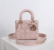 Kitlife Dior Lady My ABC Dior Bag Pink With Bow 20x17x8cm  - 1