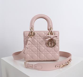 Kitlife Dior Lady My ABC Dior Bag Pink With Bow 20x17x8cm 