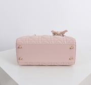 Kitlife Dior Lady My ABC Dior Bag Pink With Bow 20x17x8cm  - 6