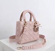 Kitlife Dior Lady My ABC Dior Bag Pink With Bow 20x17x8cm  - 4