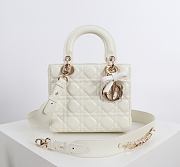 Kitlife Dior Lady My ABC Dior Bag White With Bow 20x17x8cm - 1