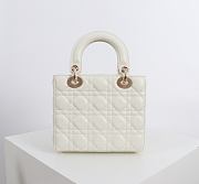 Kitlife Dior Lady My ABC Dior Bag White With Bow 20x17x8cm - 6