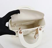 Kitlife Dior Lady My ABC Dior Bag White With Bow 20x17x8cm - 3