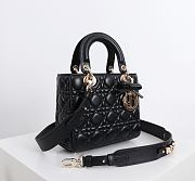 Kitlife Dior Lady My ABC Dior Bag Black With Bow 20x17x8cm  - 5