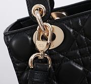 Kitlife Dior Lady My ABC Dior Bag Black With Bow 20x17x8cm  - 3