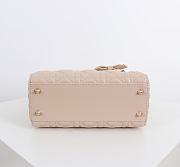 Kitlife Dior Lady My ABC Dior Bag Beige With Bow 20x17x8cm - 6