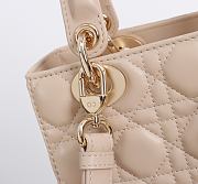 Kitlife Dior Lady My ABC Dior Bag Beige With Bow 20x17x8cm - 3
