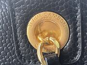 Kitlife Chanel Bordeaux Leather Deauville Studded Logo Tote Bag Black A66941 30×50×22cm - 2