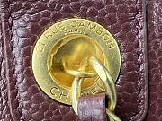 Kitlife Chanel Bordeaux Leather Deauville Studded Logo Tote Bag Burgundy A66941 30×50×22cm  - 2