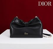 Kitlife Dior 2026 Bow Black Lambskin Bag 27×8×18cm - 1