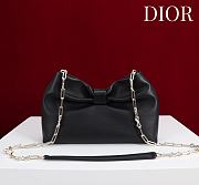 Kitlife Dior 2026 Bow Black Lambskin Bag 27×8×18cm - 4