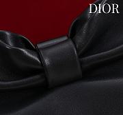 Kitlife Dior 2026 Bow Black Lambskin Bag 27×8×18cm - 2