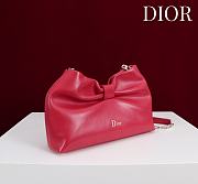 Kitlife Dior 2026 Bow Red Lambskin Bag 27×8×18cm  - 2
