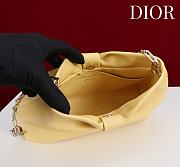 Kitlife Dior 2026 Bow Yellow Lambskin Bag 27×8×18cm - 5