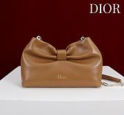 Kitlife Dior 2026 Bow Brown Lambskin Bag 27×8×18cm  - 1