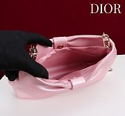 Kitlife Dior 2026 Bow Light Pink Lambskin Bag 27×8×18cm - 5