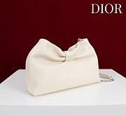 Kitlife Dior 2026 Bow White Lambskin Bag 27×8×18cm  - 3