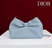Kitlife Dior 2026 Bow Light Blue Lambskin Bag 27×8×18cm  - 1